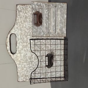 Aluminum Mail and Note holder